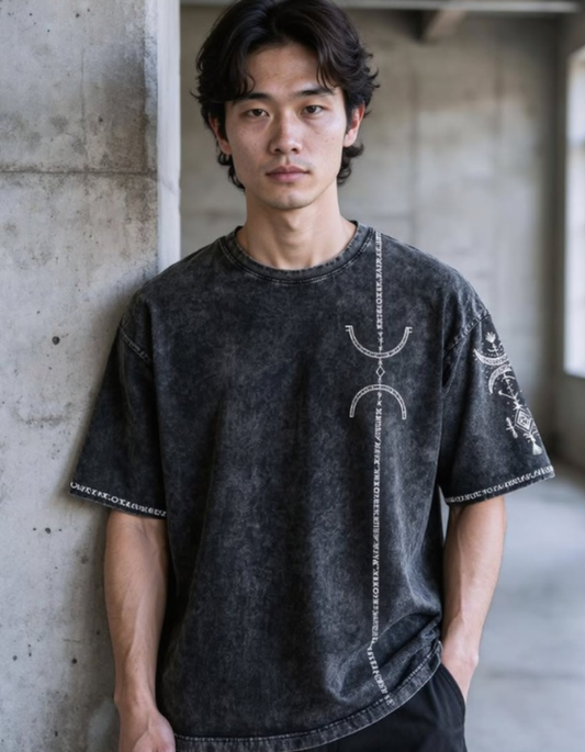 Acid wash T-shirt (YAZ)