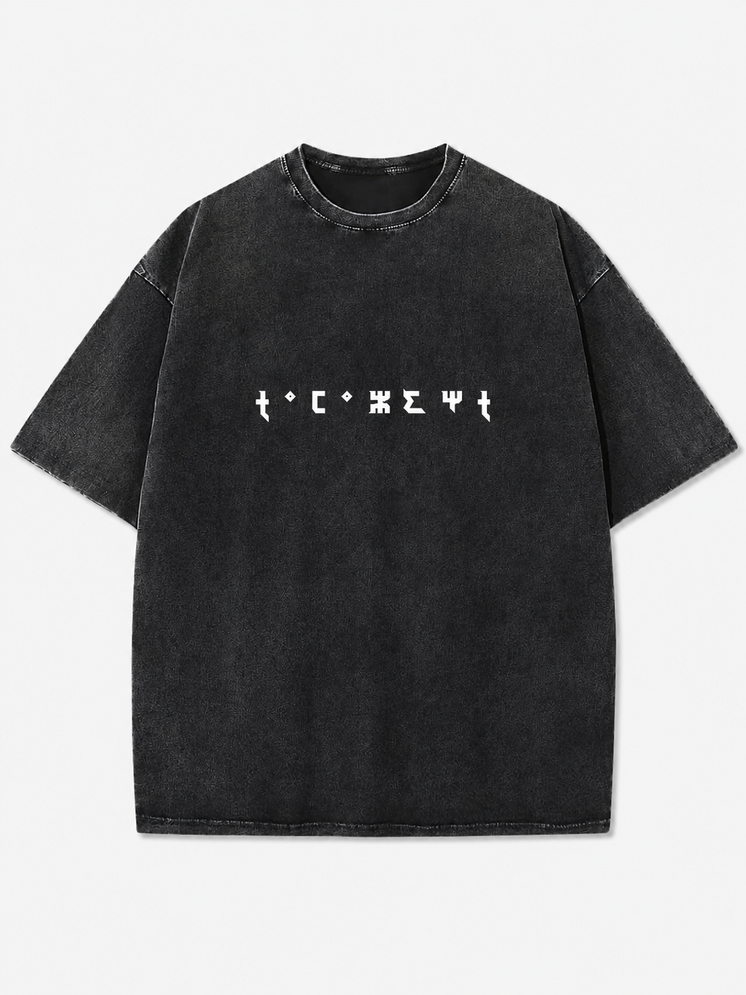Acid Wash Oversized T-shirt (TAMAZIGHT)